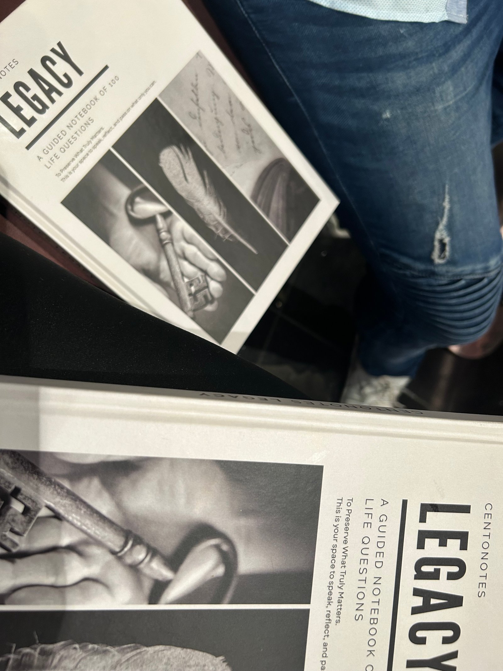 Two notebooks together